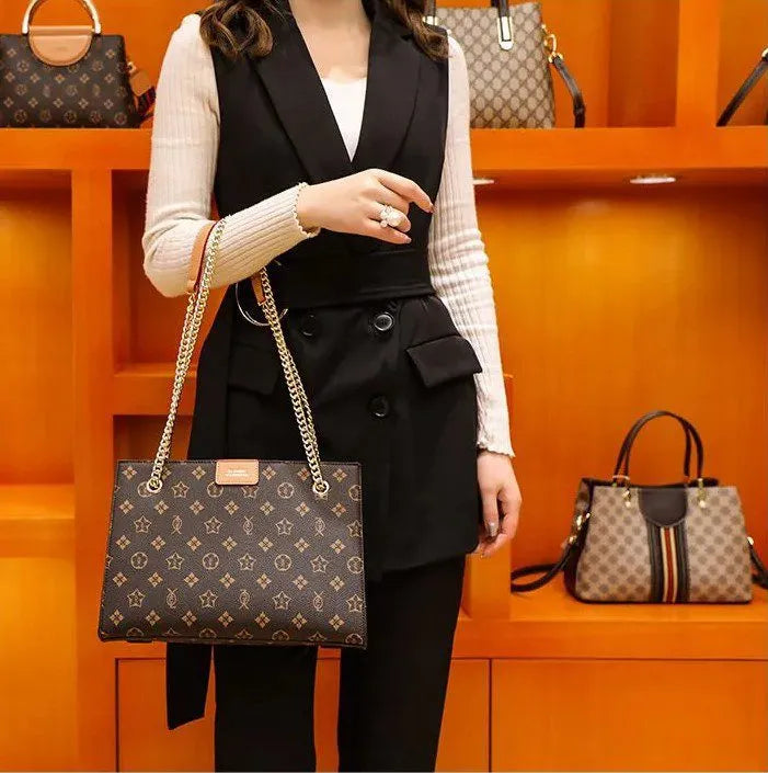 2025 NEW TRENDY SHOPPING LV BAG FASHION TOTE WITH LARGE CAPACITY HANDBAGS BAGS (IMPORTED)