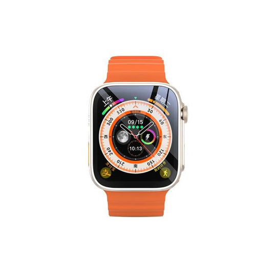 Ts8 Ultra Series 8 Men Women Bluetooth Call Heart Rate Sport Smartwatch WITH FITPRO APP ORANGE