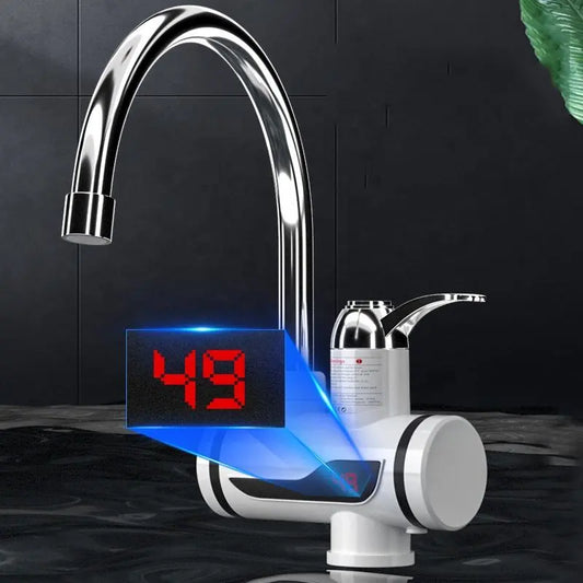 INSTANT ELECTRIC WATER HEATER DIGITAL DISPLAY WATER FAUCET HEATING HOT WATER FAUCETS TAP